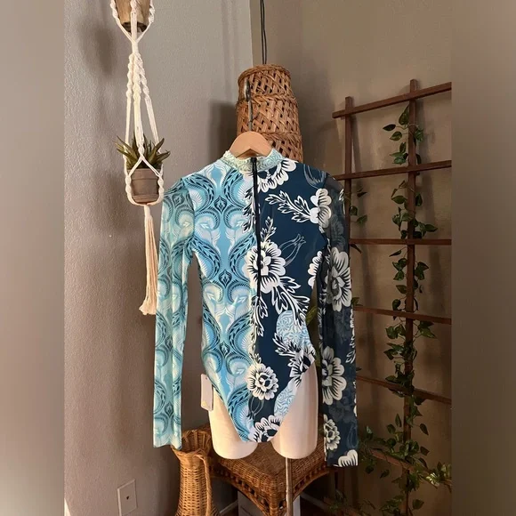 ▪️New Agua Bendita x Free People Anthropologie Mei One-Piece Surf Suit